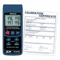 Reed Instruments REED R2450SD Data Logging Thermometer, includes ISO Certificate R2450SD-NIST
